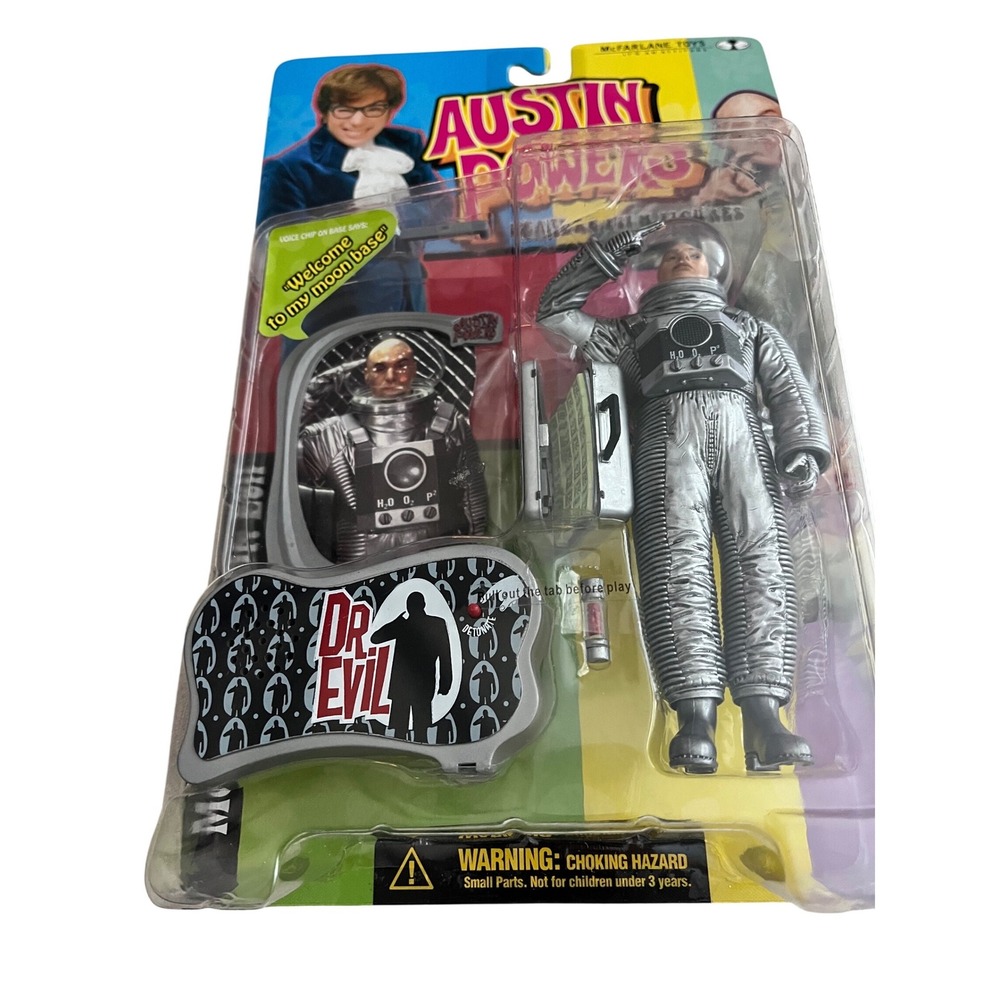 Austin Powers Dr Evil Moon Base Action Figure McFarlane Toys 2002‎